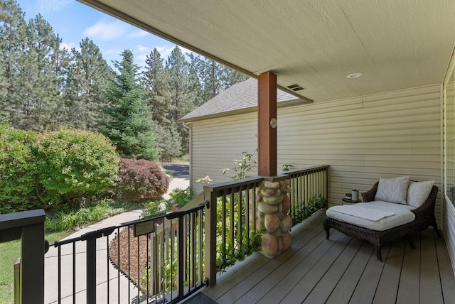 4812 S Wildwood Ln, Spokane, WA 99206 - view of wooden deck