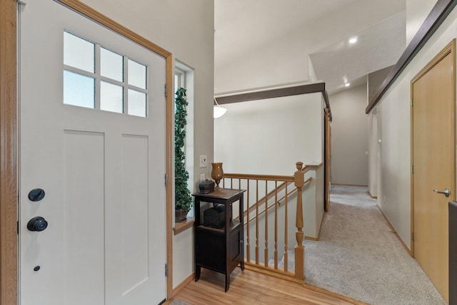 4812 S Wildwood Ln, Spokane, WA 99206 - foyer entrance featuring light wood-style flooring