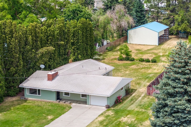14807 E Broadway Ave, Spokane Valley, WA 99216 - aerial view of property and surrounding area