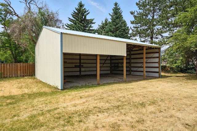 14807 E Broadway Ave, Spokane Valley, WA 99216 - view of pole building with a detached carport