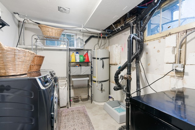 3636 W Wellesley Ave, Spokane, WA 99205 - below grade area with independent washer and dryer and strapped water heater