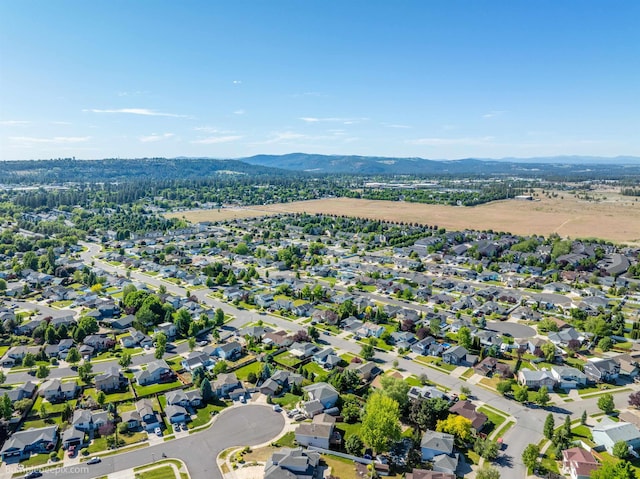 1612 E Sharpsburg Ave, Spokane, WA 99217 - aerial overview of property's location with a mountainous background