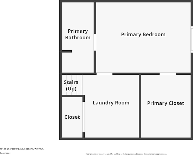 1612 E Sharpsburg Ave, Spokane, WA 99217 - view of floor plan / room layout
