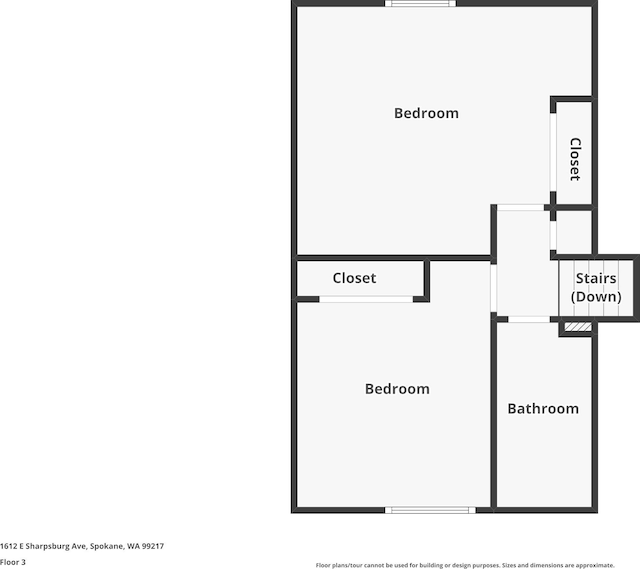 1612 E Sharpsburg Ave, Spokane, WA 99217 - view of floor plan / room layout