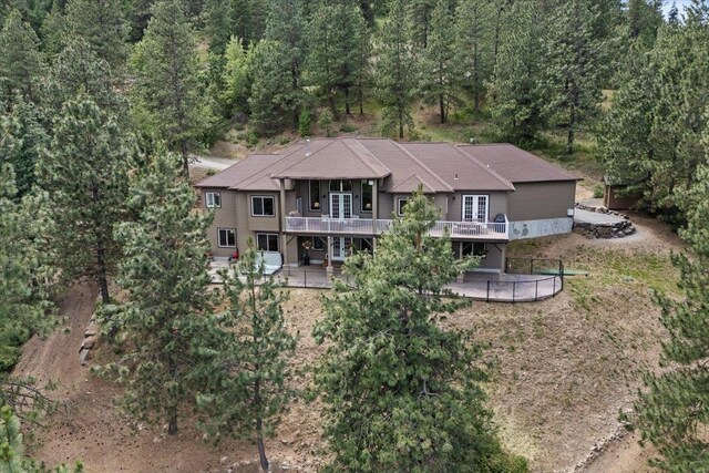 7105 S Saddle Ridge Ln, Spokane Valley, WA 99016 - view of property location featuring a heavily wooded area