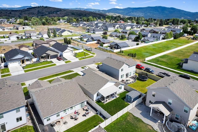 124 S Lone Tree Ave, Spokane Valley, WA 99016 - aerial view of residential area featuring mountains