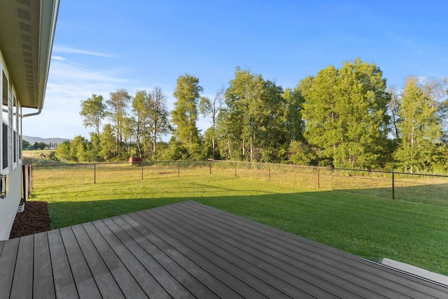 37818 N Grove Rd, Deer Park, WA 99006 - wooden terrace featuring a fenced backyard