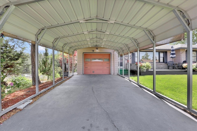 1102 S Buena Vista Dr, Spokane, WA 99224 - view of parking with a garage