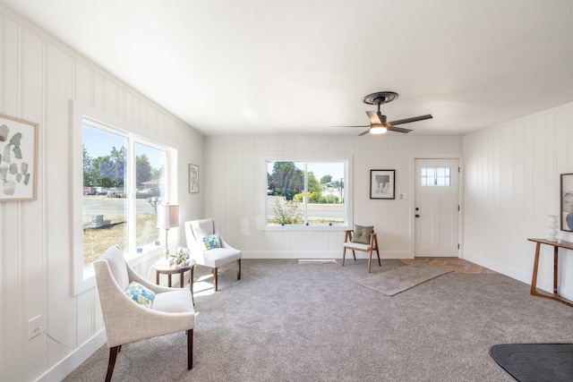 505 S University Rd, Spokane Valley, WA 99206 - sitting room featuring carpet floors and ceiling fan