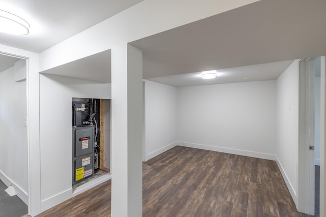 505 S University Rd, Spokane Valley, WA 99206 - finished basement with dark wood-style floors and baseboards