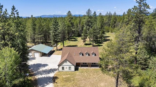 38415 N Hatch Rd, Deer Park, WA 99006 - aerial view of property and surrounding area with a forest