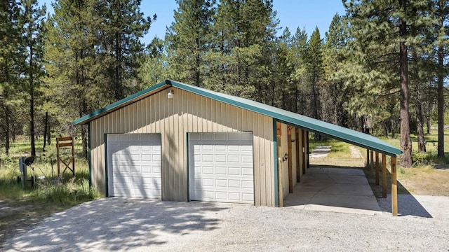 38415 N Hatch Rd, Deer Park, WA 99006 - garage featuring a detached garage