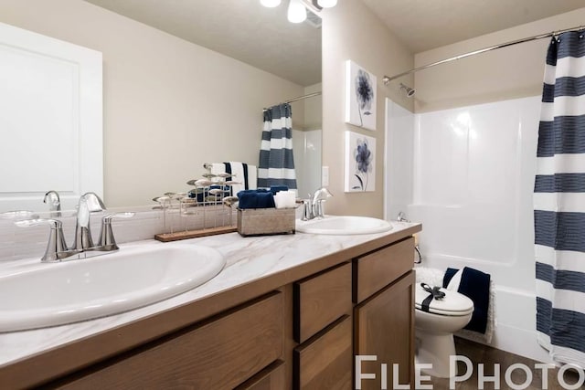 14 N Drummond St, Spokane Valley, WA 99016 - bathroom with double vanity and shower / tub combo