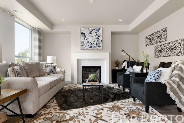 14 N Drummond St, Spokane Valley, WA 99016 - living area featuring a fireplace