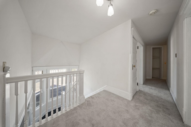 1434 W 8th Ave, Spokane, WA 99204 - corridor featuring carpet floors and an upstairs landing