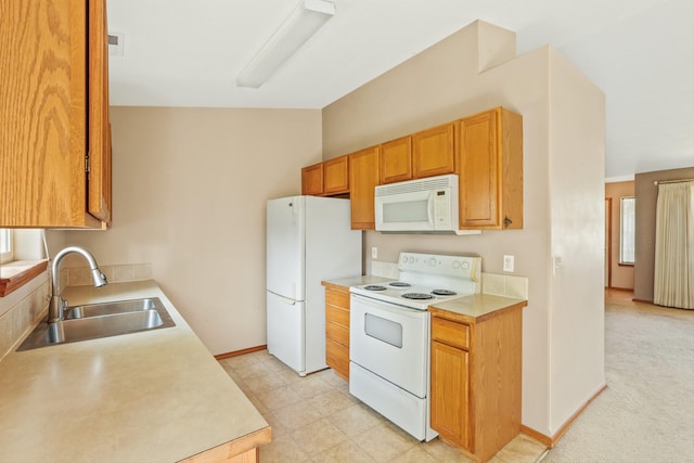 17506 E 3rd Ln, Greenacres, WA 99016 - kitchen featuring white appliances and light countertops