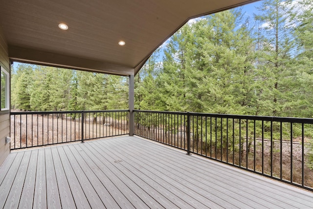 826 Thomas Ln, Newport, WA 99156 - view of wooden deck
