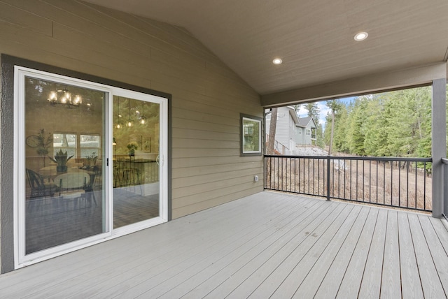 826 Thomas Ln, Newport, WA 99156 - view of wooden deck