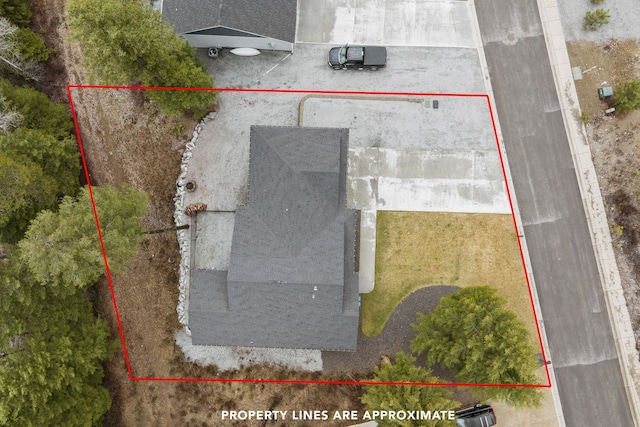 826 Thomas Ln, Newport, WA 99156 - aerial view of property's location featuring property parcel outlined