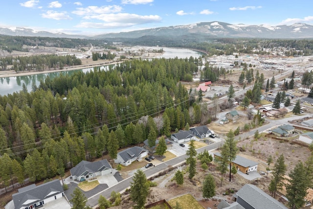 826 Thomas Ln, Newport, WA 99156 - aerial view of property's location with a water and mountain view