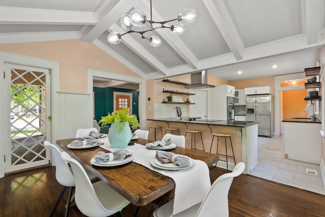 2026 W 9th Ave, Spokane, WA 99204 - dining space with a chandelier and light wood-style floors