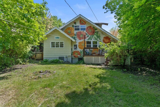 2026 W 9th Ave, Spokane, WA 99204 - rear view of house featuring a wooden deck