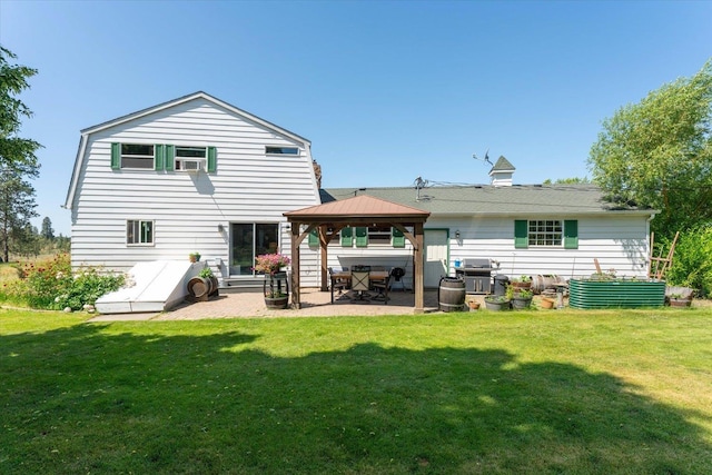 1616 N Ritchey Rd, Reardan, WA 99029 - rear view of property featuring a patio, a gazebo, and a lawn