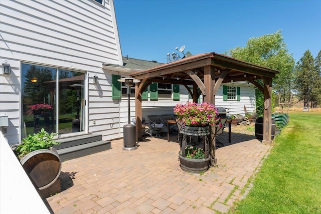 1616 N Ritchey Rd, Reardan, WA 99029 - view of patio featuring a gazebo