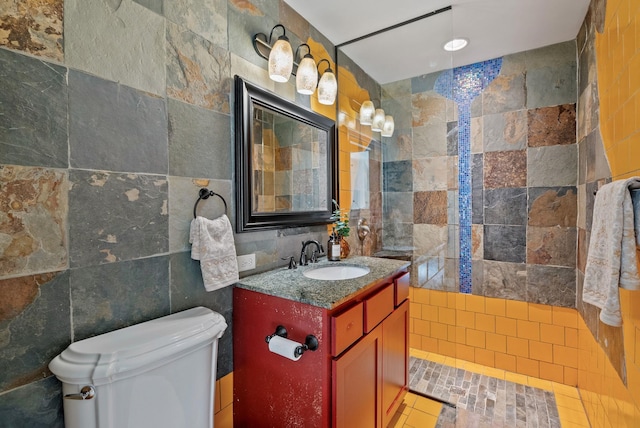 1420 W Main Ave, Spokane, WA 99201 - bathroom featuring tile walls and vanity