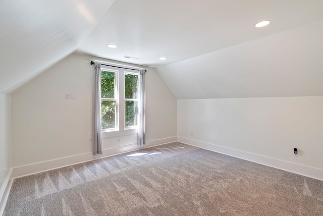 1420 W Main Ave, Spokane, WA 99201 - additional living space featuring lofted ceiling, carpet, and recessed lighting