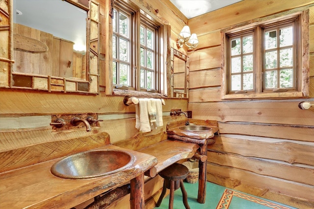 4629 Mix Way, Loon Lake, WA 99148 - dining room with wood walls and plenty of natural light