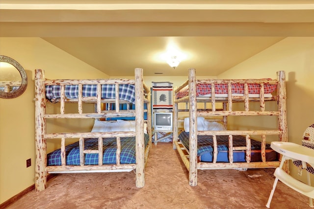 4629 Mix Way, Loon Lake, WA 99148 - bedroom featuring carpet flooring and lofted ceiling