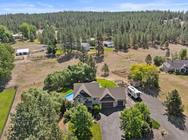 5857 Little Sandy Loop Rd, Nine Mile Falls, WA 99026 - view of subject property with a forest