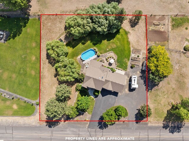 5857 Little Sandy Loop Rd, Nine Mile Falls, WA 99026 - view of property location with property parcel outlined