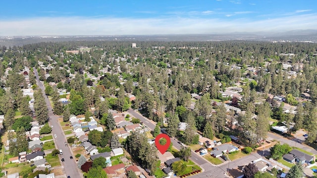 1718 E 39th Ave, Spokane, WA 99203 - aerial view of property and surrounding area featuring nearby suburban area