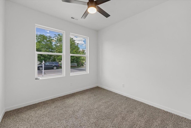 2236 E 4th Ave, Spokane, WA 99202 - carpeted spare room with ceiling fan and baseboards