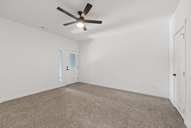 2236 E 4th Ave, Spokane, WA 99202 - spare room featuring light carpet and ceiling fan