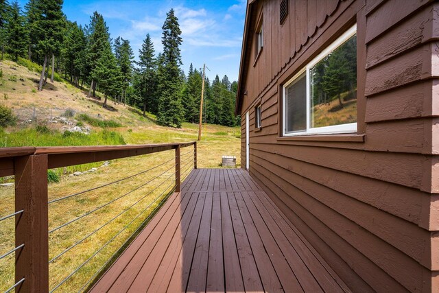 1541 Thompson Rd, Elk, WA 99009 - view of wooden terrace