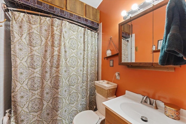 6503 N Calispel St, Spokane, WA 99208 - bathroom featuring vanity and a shower with shower curtain