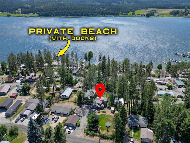 33348 Lakeview Ln, Valley, WA 99181 - aerial view of property and surrounding area with nearby suburban area