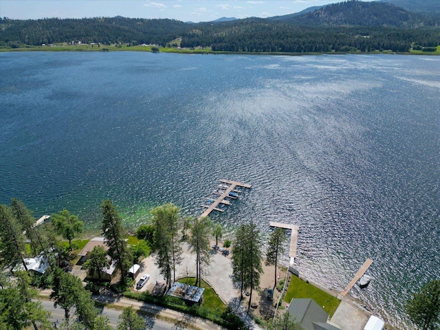 33348 Lakeview Ln, Valley, WA 99181 - aerial view of property's location featuring a water and mountain view