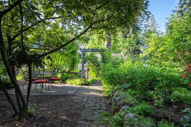 203 W 21st Ave, Spokane, WA 99203 - view of yard with a patio area and outdoor dining space