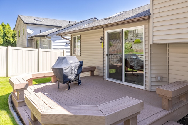 7106 S Moran View St, Spokane, WA 99224 - wooden deck featuring area for grilling