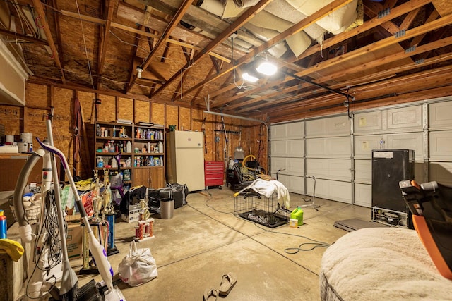 5622 E Sheffield, Colbert, WA 99005 - garage with freestanding refrigerator