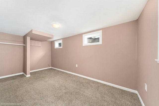 11918 E Grace Ave, Spokane Valley, WA 99206 - below grade area featuring carpet and baseboards
