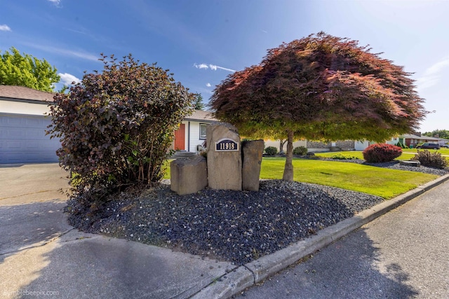 11918 E Grace Ave, Spokane Valley, WA 99206 - view of property hidden behind natural elements featuring a front yard and stucco siding