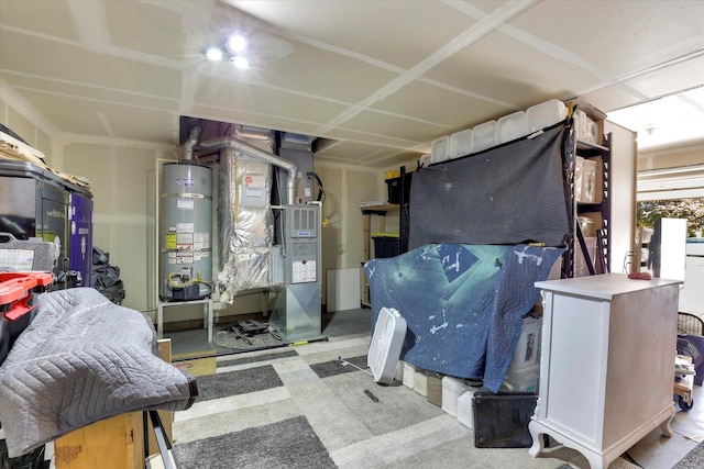 1707 E Vanetta Ave, Spokane, WA 99217 - misc room featuring strapped water heater and heating unit