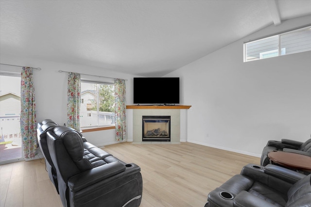 1707 E Vanetta Ave, Spokane, WA 99217 - living area featuring wood finished floors and a fireplace
