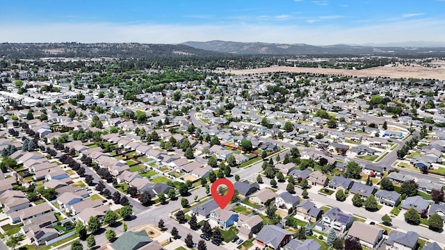 1707 E Vanetta Ave, Spokane, WA 99217 - aerial overview of property's location featuring mountains