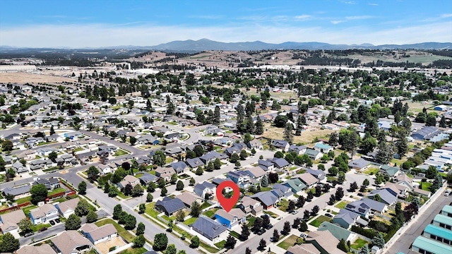 1707 E Vanetta Ave, Spokane, WA 99217 - aerial view of property's location featuring a mountainous background